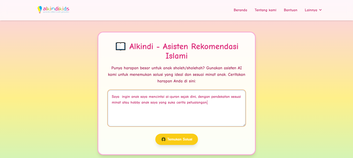 Langkah 2: Menanyakan Solusi pada AI